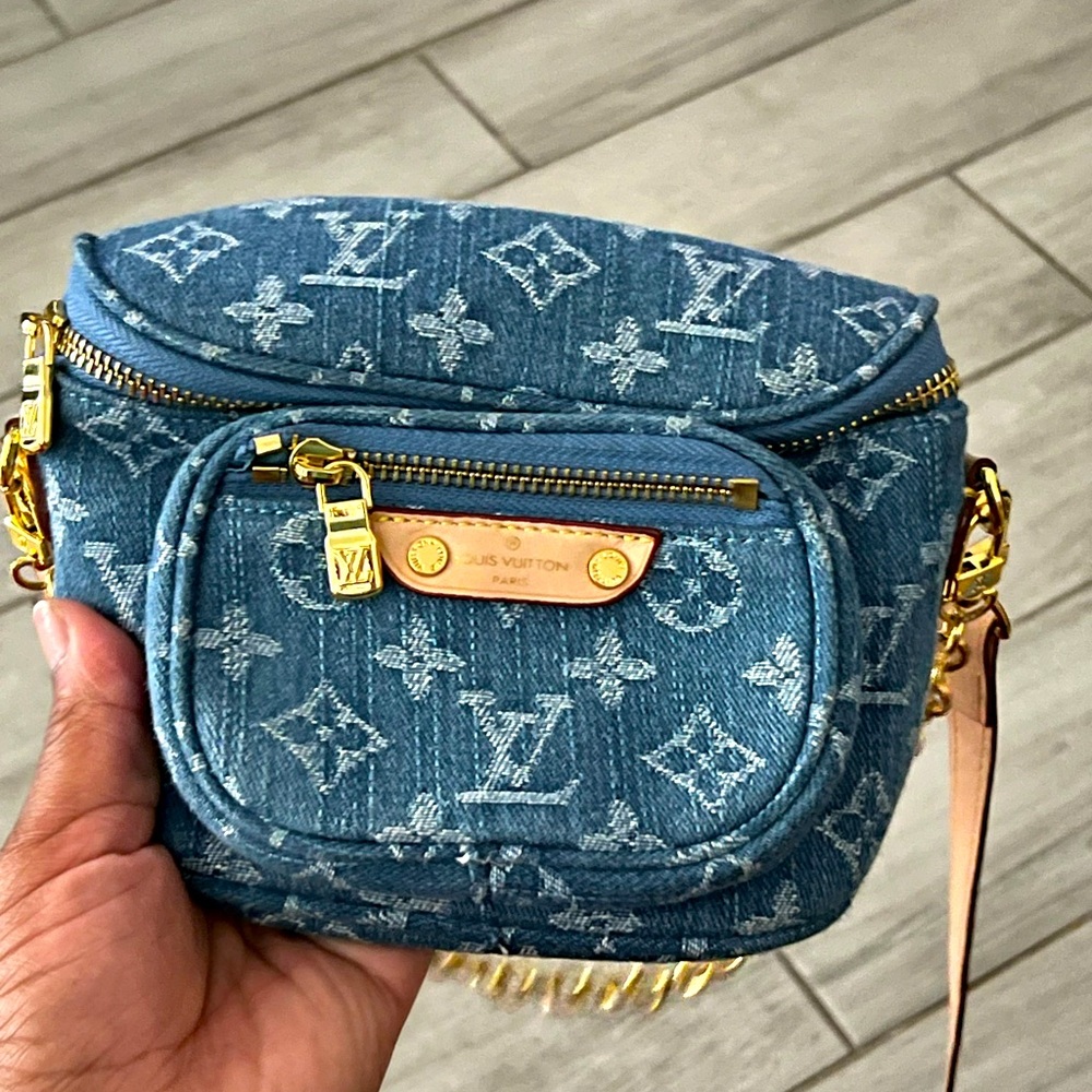 Denim Crossbody Bag